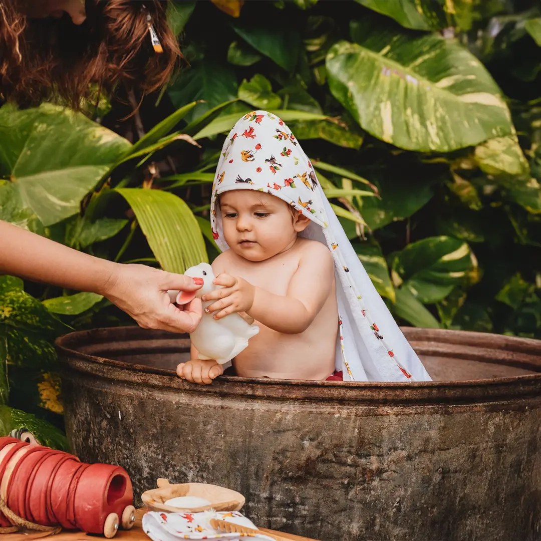 Sortie de bains motif