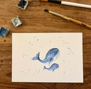 CARTE POSTALE RÉUNION - LES BALEINES BLEUES