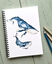 CARNET DE NOTES LES BALEINES OCÉAN
