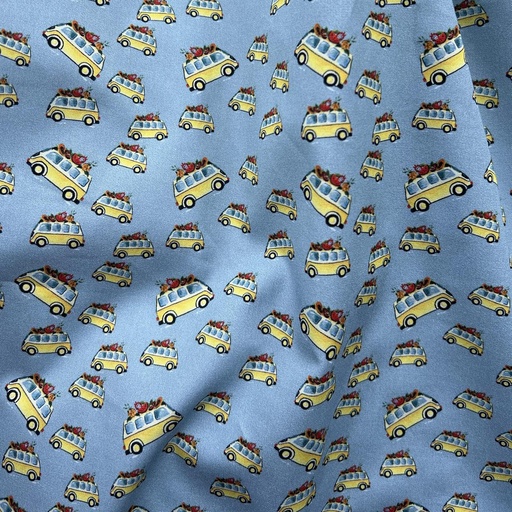 [0588] TISSU COTON OEKO TEX - LE VAN JAUNE