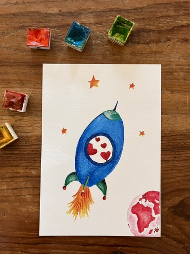 [4081] CARTE POSTALE FUSÉE