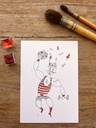 CARTE POSTALE - MONSIEUR MUSCLES