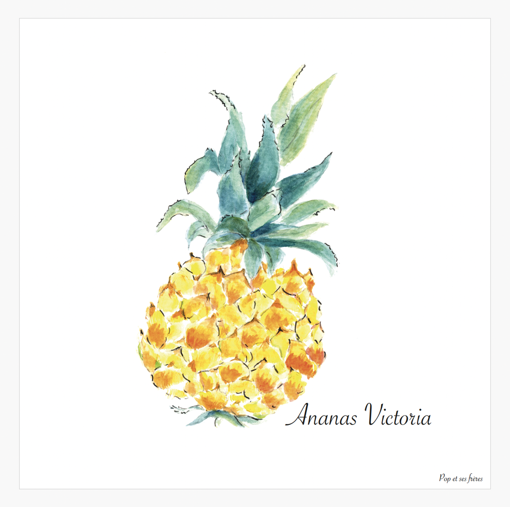 AFFICHE L' ANANAS VICTORIA