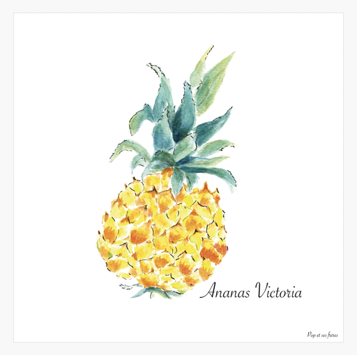 [6092] AFFICHE L' ANANAS VICTORIA