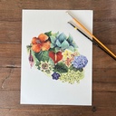 AFFICHE L'ILE AUX FLEURS SUR FOND BLANC