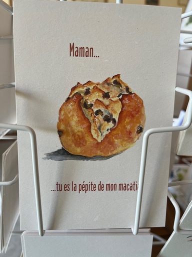 [6153] CARTE POSTALE MACATIA FETE DES MAMANS