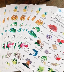 La Réunion by Pop et ses frères / Posters abécédaires