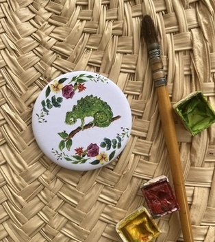 MAGNET L'ENDORMI ET LES FLEURS