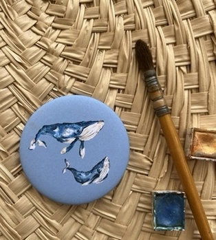 MAGNET LES BALEINES OCÉAN