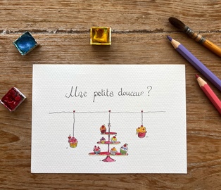 CARTE POSTALE RÉUNION - UNE PETITE DOUCEUR
