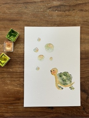 CARTE POSTALE RÉUNION - LA PETITE TORTUE 