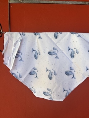 DRAP ÉCOLE MATERNELLE - LES BALEINES BLEUES
