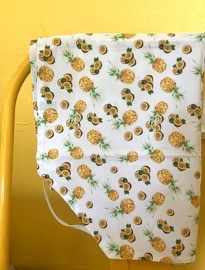 DRAP ÉCOLE MATERNELLE - L' ANANAS ET LE FRUIT DE LA PASSION