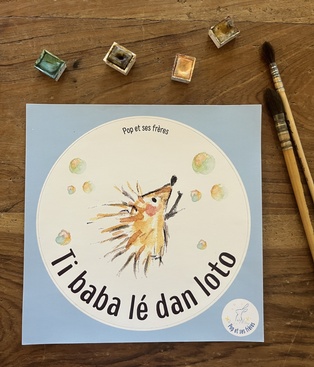 STICKER BÉBÉ À BORD - LES TANGUES ET LES BULLES CRÉOLE