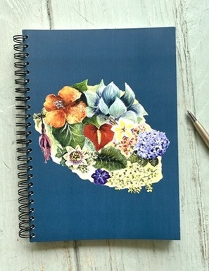 CARNET DE NOTES L'ÎLE AUX FLEURS