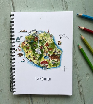 CARNET DE NOTES LA CARTE DE L'ÎLE