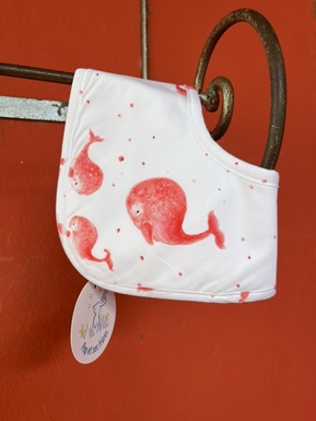BAVOIR-BANDANA - LES BALEINES ROSES