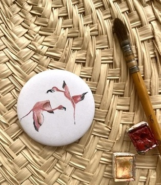 MAGNET LES FLAMANTS VOLANTS