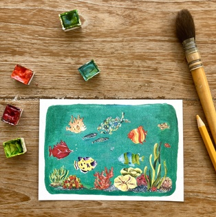 CARTE POSTALE - LAGON