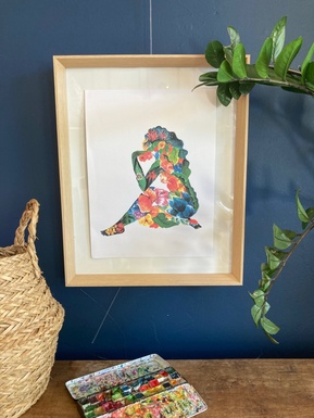 AFFICHE JARDIN INTERIEUR