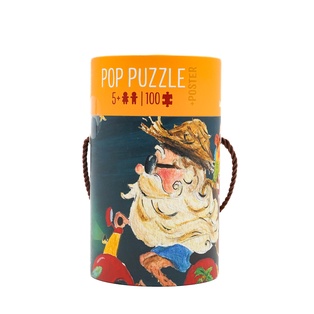 PUZZLE LA TOURNÉE DU PÈRE NOËL À SCOOTER 100 PIÈCES