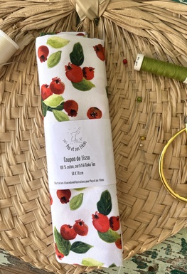 COUPON DE TISSU COTON OEKO TEX - LES GOYAVIERS