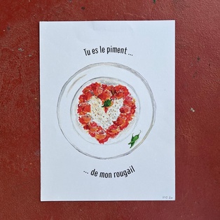 AFFICHE LE PIMENT DE MON ROUGAIL