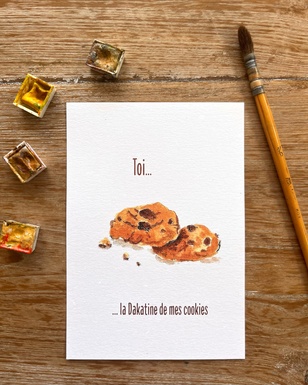 CARTE POSTALE TOI MON AMOUR LA DAKATINE