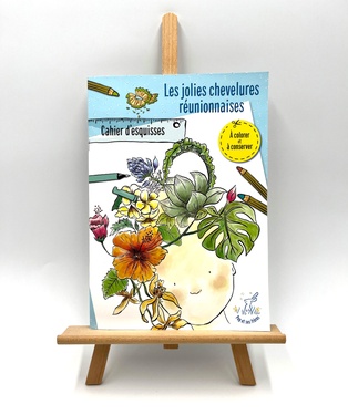 CAHIER D'ESQUISSES - CHEVELURES RÉUNIONNAISES