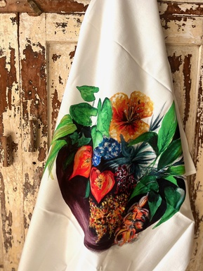 TORCHON LA COUPE DE FLEURS