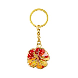PORTE-CLÉS LA FLEUR D'HIBISCUS